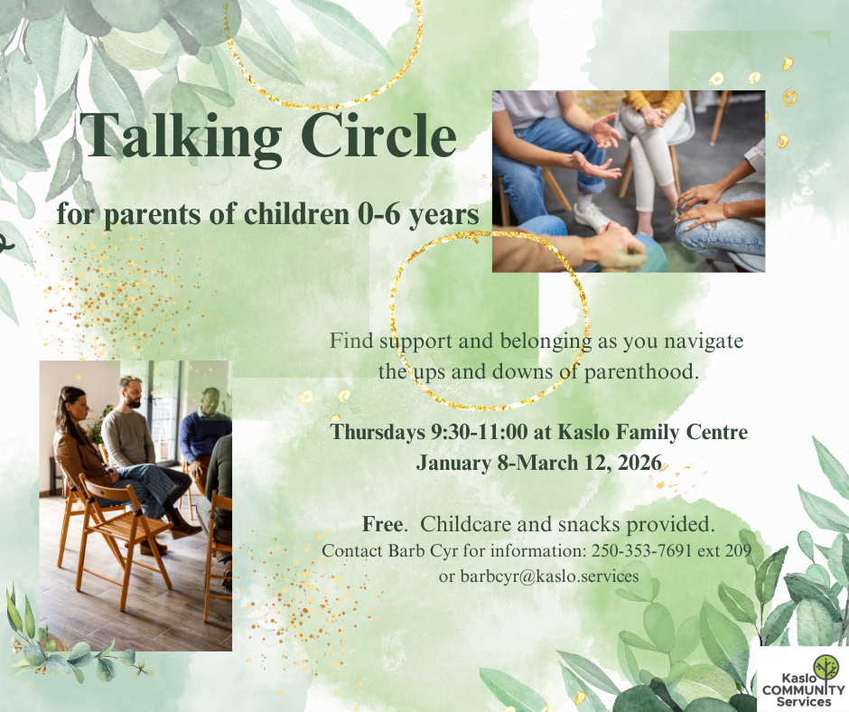 Talking Circle – for parents of children 0-6 years